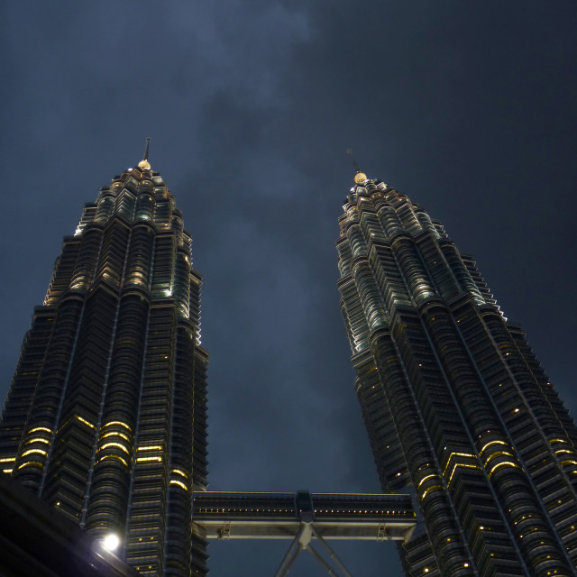 "Petronas - Towers of Light" stock image