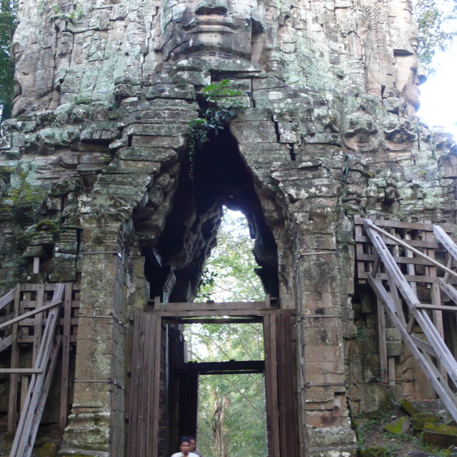 "Bayon Temple, Angkor Wat, Cambodia" stock image