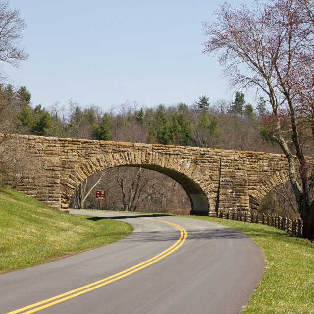 "Old stone bridge" stock image