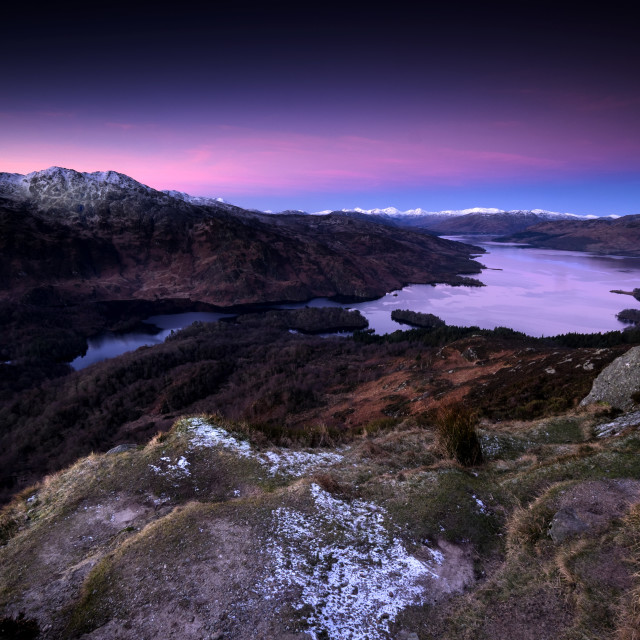 "Dawn over Loch Katrine, Ben A'Ag, Trossachs" by Jeff Carter - $12.33 "Dawn over Loch Katrine, Ben A'Ag, Trossachs" stock image