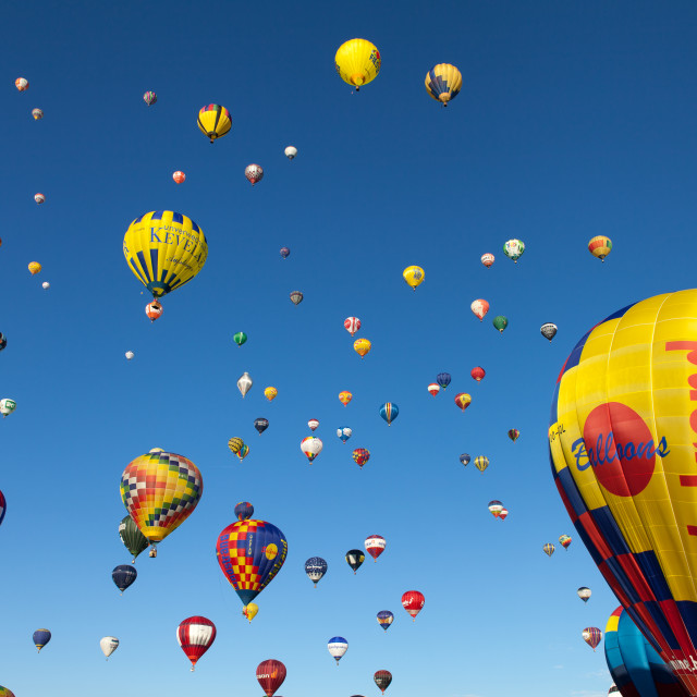 "Hot Air Balloons" stock image