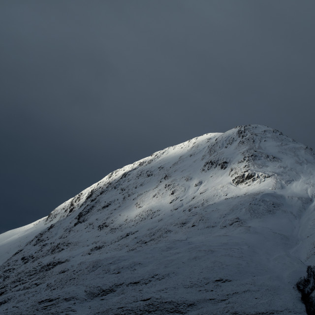 "Snow Covered Mountain" by Jeff Carter - $12.33 "Snow Covered Mountain" stock image
