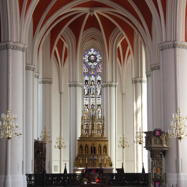 "Church Interior I" stock image