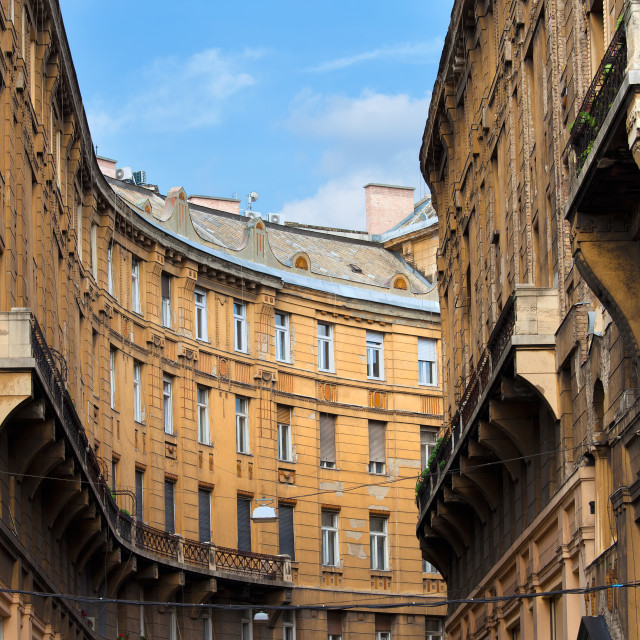 "Block of Flats in Budapest" stock image