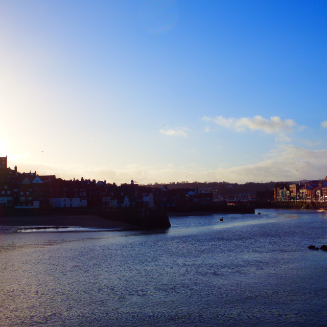 "Whitby beach" stock image