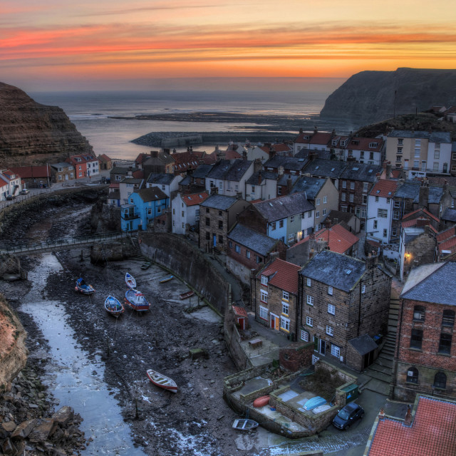 "Staithes" stock image