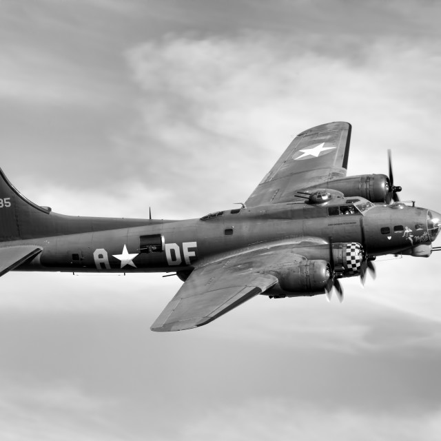 "Boeing B-17 Flying Fortress" stock image