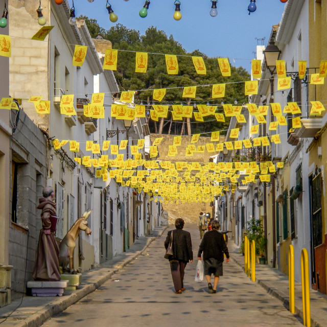 "Spain street ladies" stock image