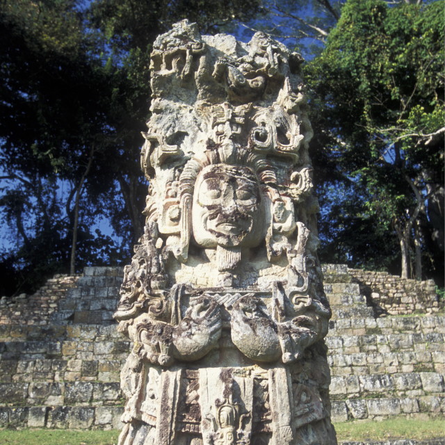 "Maya Ruine" stock image