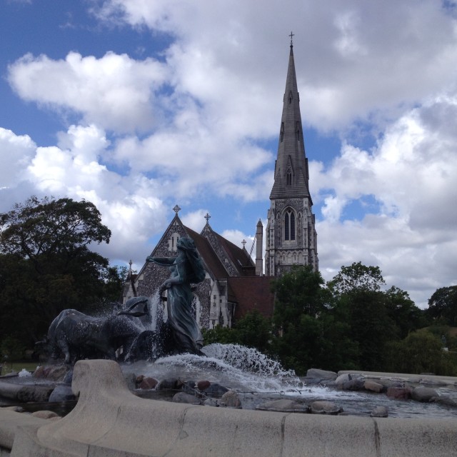 "Danish Church" stock image