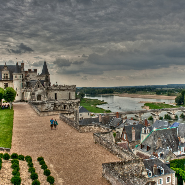 "Château d'Amboise France" stock image