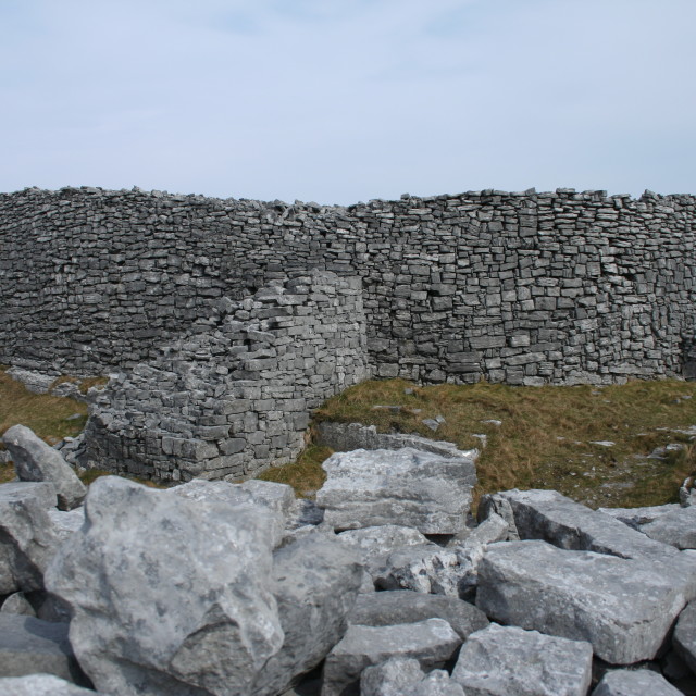 "Stone fort Dun Eochla, Aran Islands" stock image