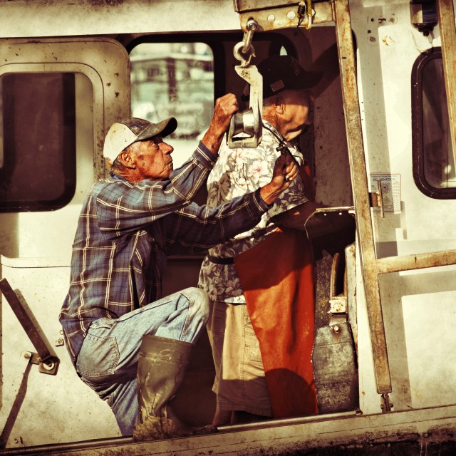 "Catch of the day" stock image