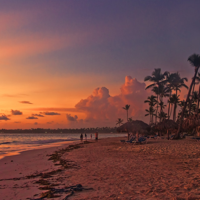 "Dominican Sunrise" stock image