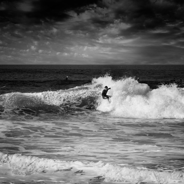 "Basque Country Surf" stock image