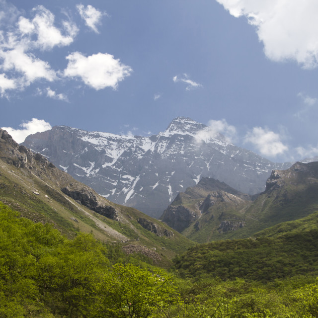 "Beautiful landscape of sichuan, China" stock image