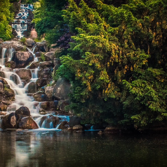 "Waterfall III" stock image