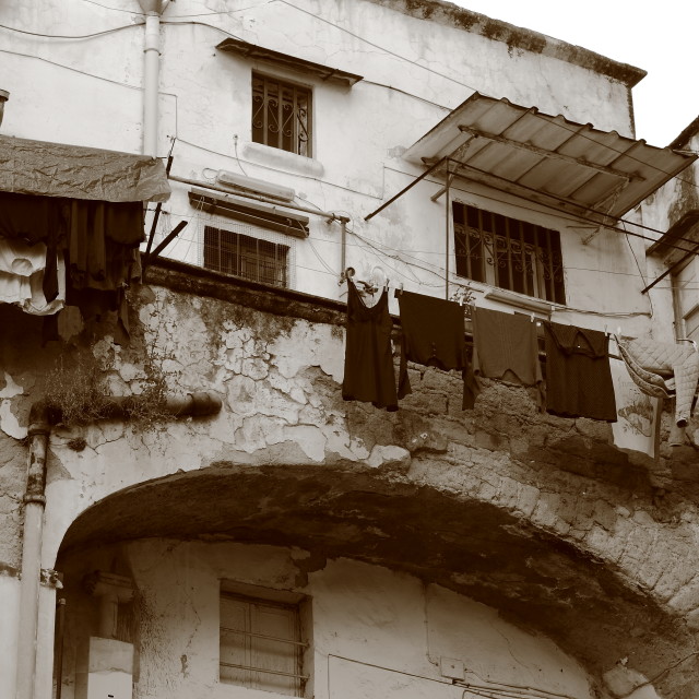 "Naple - San gregorio Armeno street view" stock image