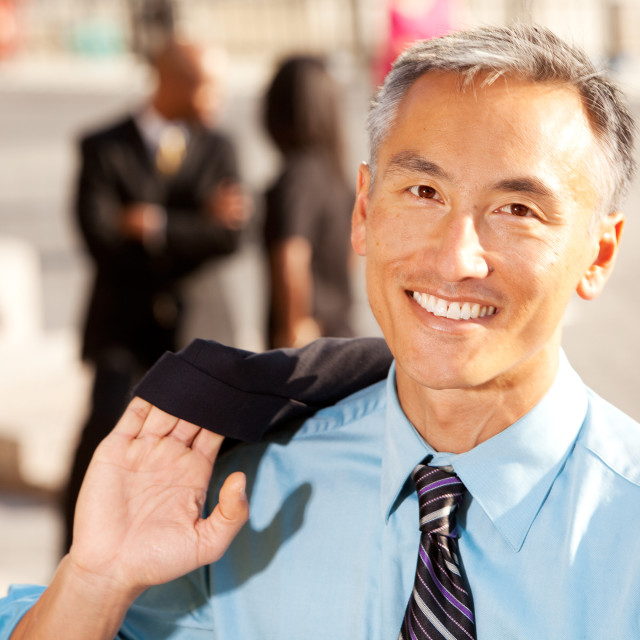 "Four Business People" stock image