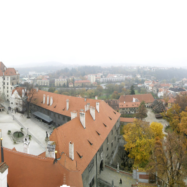 "Czech City Panorama" stock image