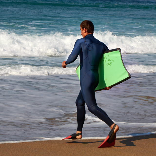 "Basque Country Surf" stock image