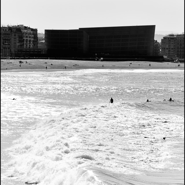 "Basque Country Surf" stock image