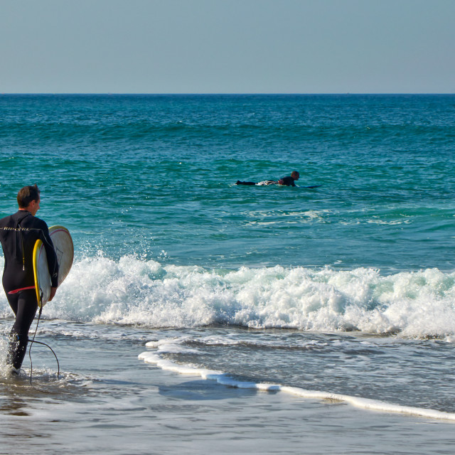 "Basque Country Surf" stock image