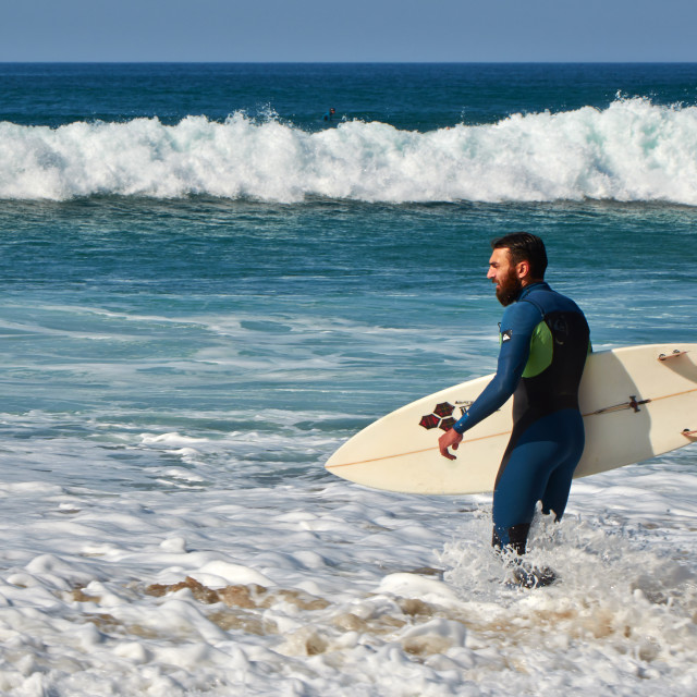 "Basque Country Surf" stock image