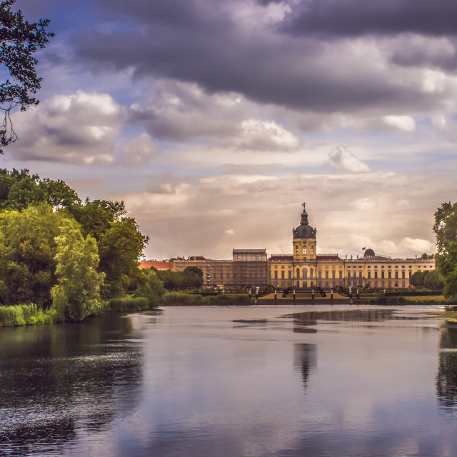 "Schloss Charlottenburg" stock image