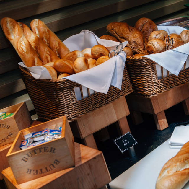 "Bread buffet" stock image