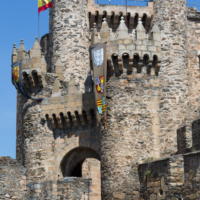 "Castle of the Templars" stock image