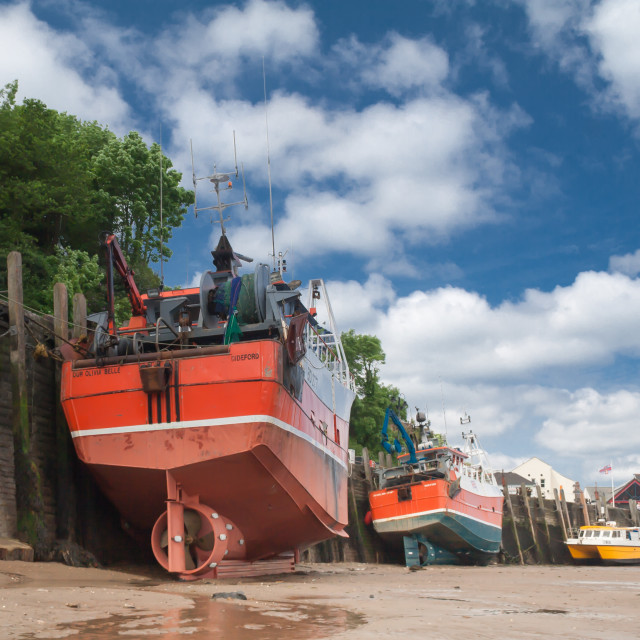 "Tide out" stock image