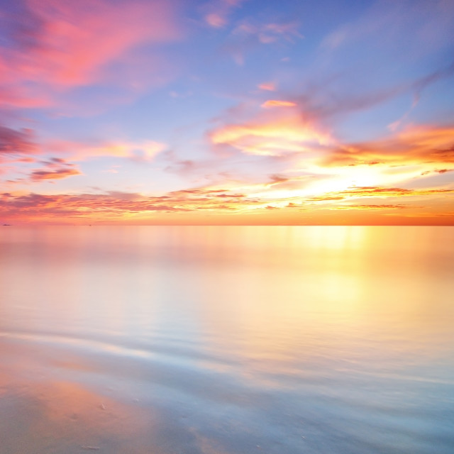 "Background long exposure sunset" stock image