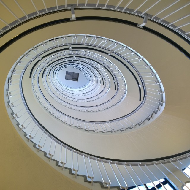 "Spiral staircase" stock image