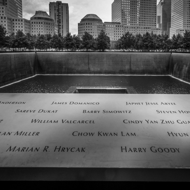 "9/11 Memorial" stock image