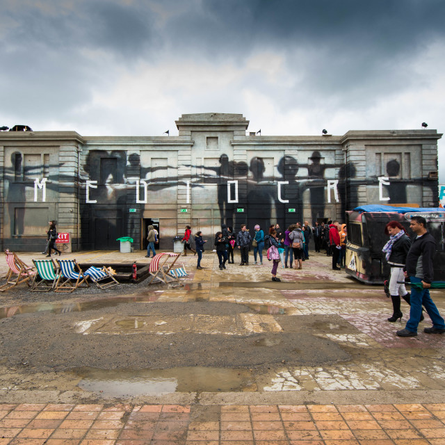 "Dismaland" stock image