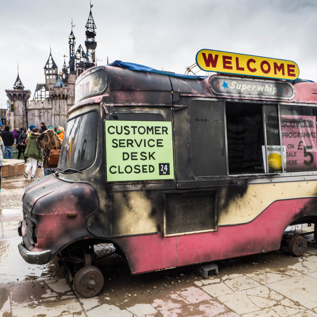 "Dismaland" stock image