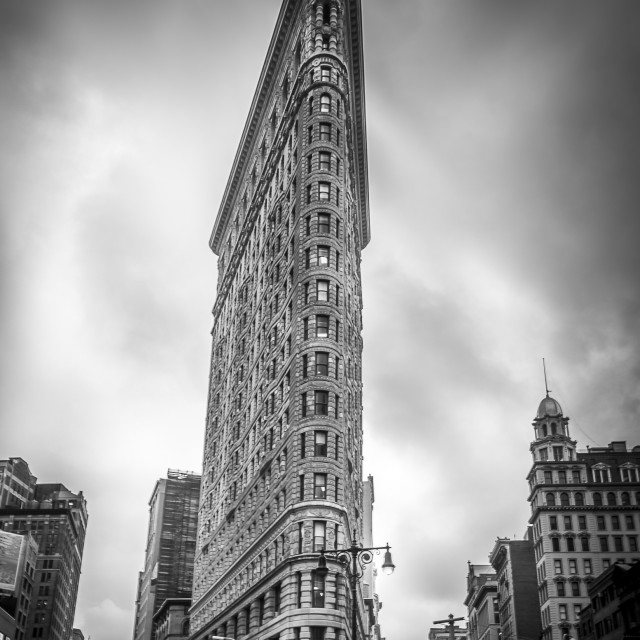 "The Flat Iron" stock image