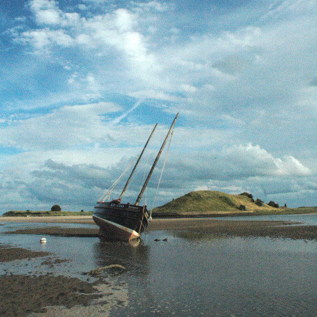 "Beached." stock image