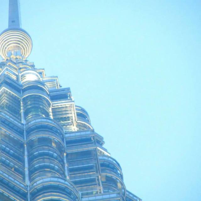 "Top of the Petronas" stock image