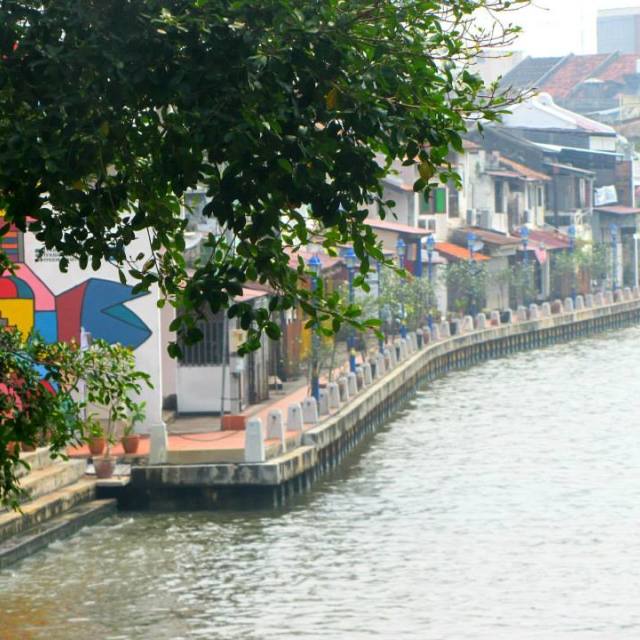 "Melaka Riverside" stock image