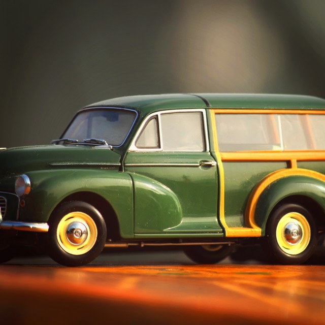 "Vintage Morris Minor" stock image