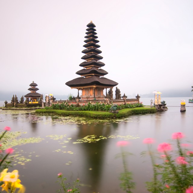 "Ulun Danu temple, Bali island, Indonesia." stock image