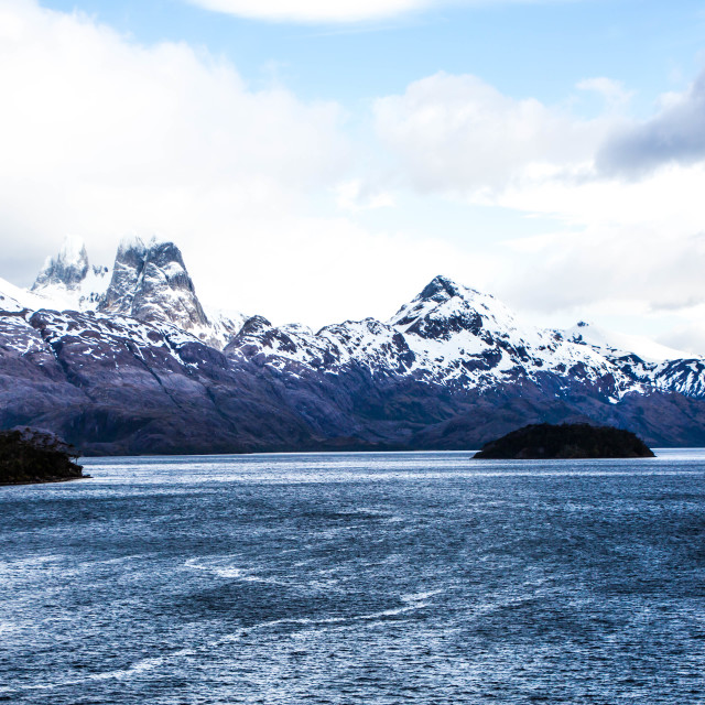 "Patagonian Ice Fields" stock image