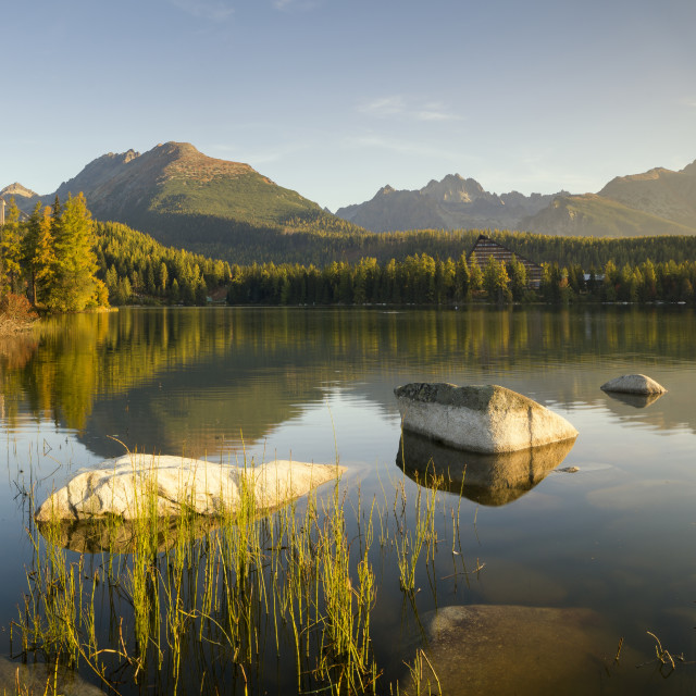"Mountain lake" stock image