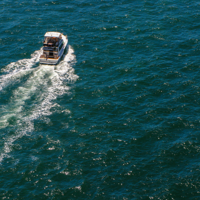 "Heading out to sea" stock image