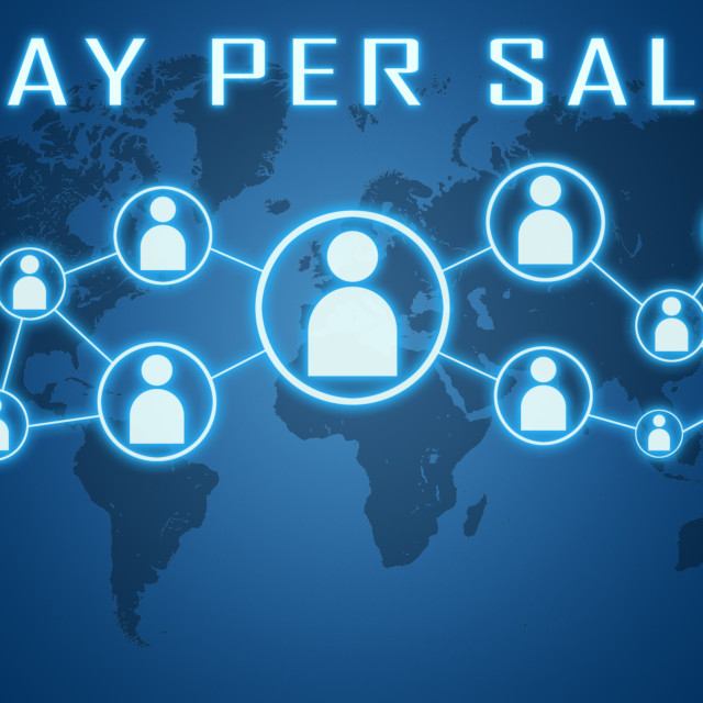 "Pay per Sale" stock image