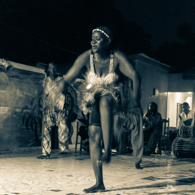 "Gambian Dancers" stock image