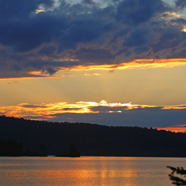 "Moosehead Lake, Maine" stock image