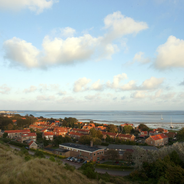 "Dorp Oost-Vlieland; Village Oost-Vlieland (Netherlands)" stock image